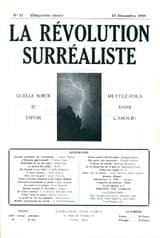 couverture de la revue littérature