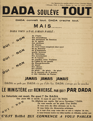 Tract Dada soulève tout