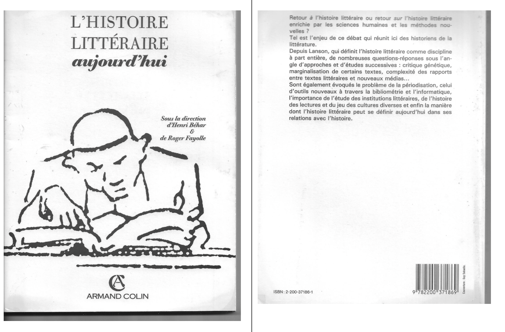 Couverture du livre l'histoire littéraire